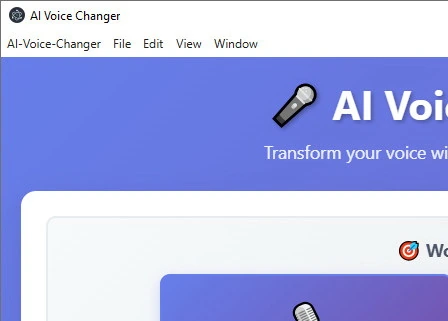 AI Voice Changer