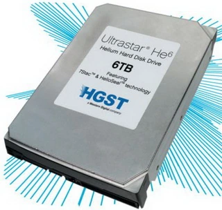 HDD на основе гелия от Western Digital уже в продаже