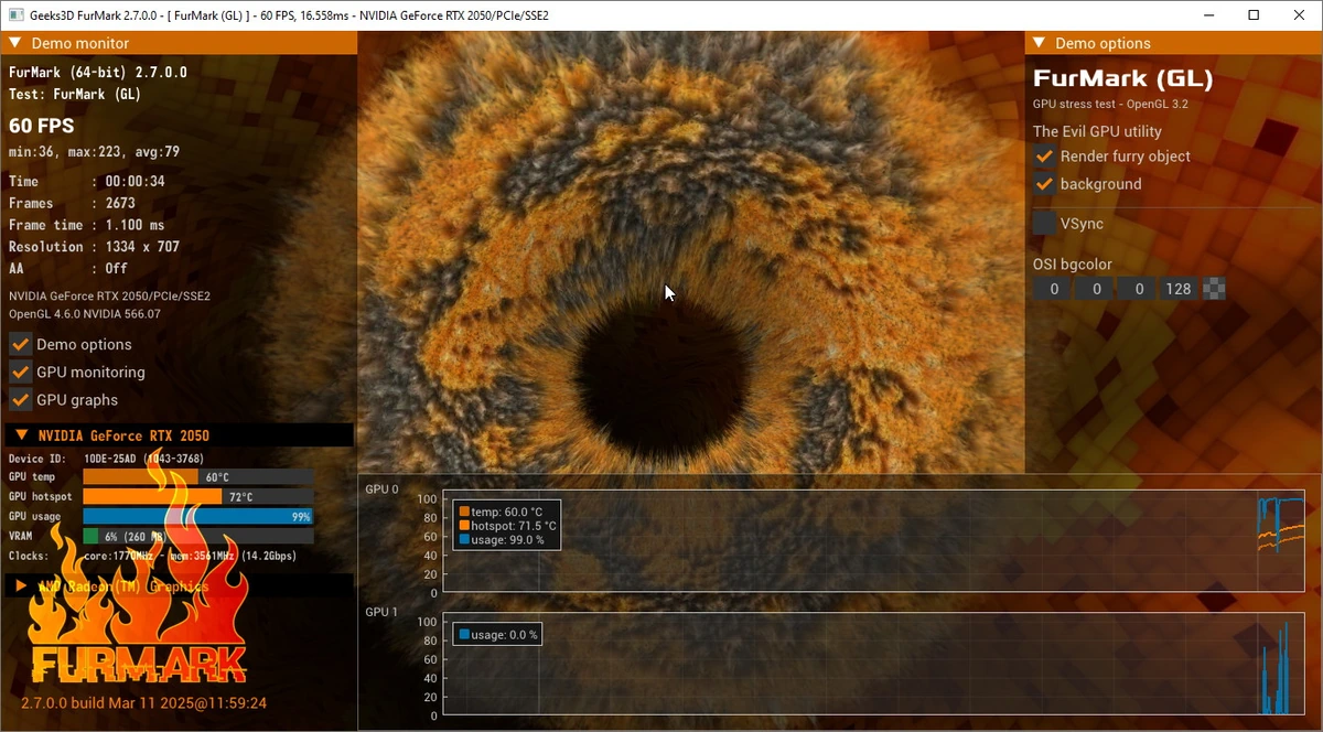 FurMark — изображение 1