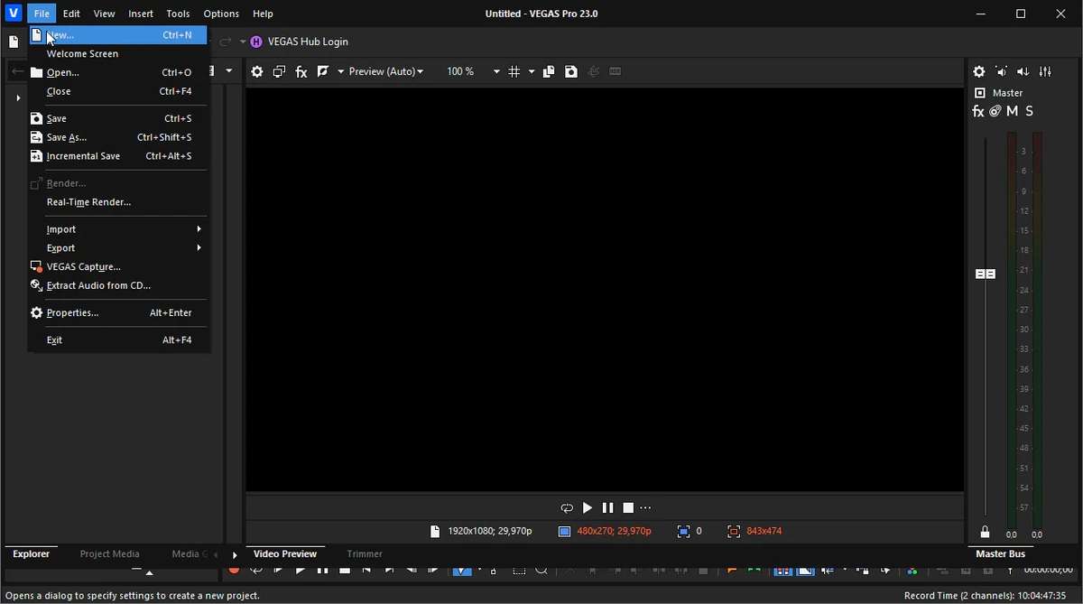 VEGAS Pro — изображение 1