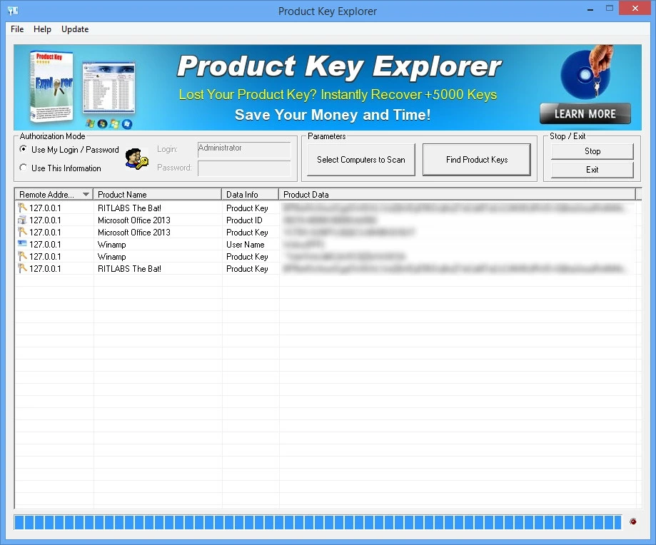 Product Key Explorer — изображение 1
