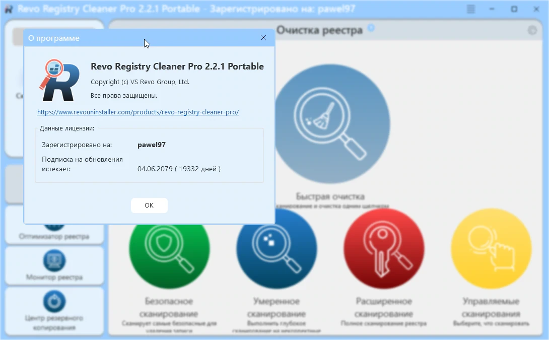 Revo Registry Cleaner — изображение 3